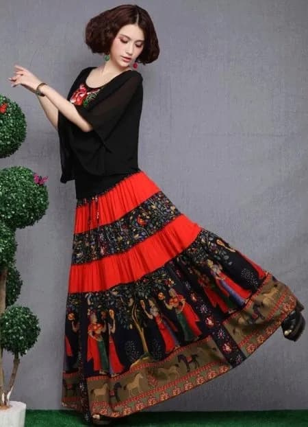 Jak uszyć spódnicę cygańską: proste kroki i tajniki szycia